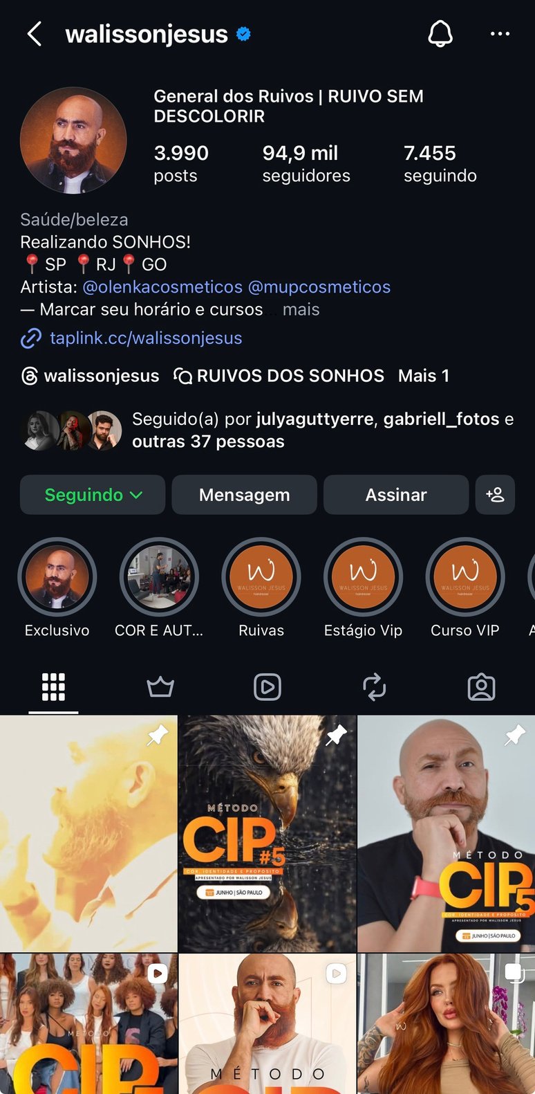 Perfil Walisson Jesus